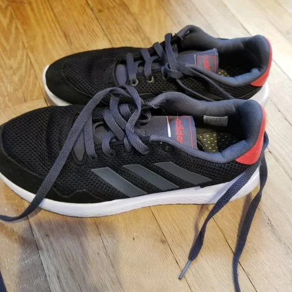 adidas | Shoes | Adidas Mens Archivo Black Gray And Red Fashion Sneaker  Size 8 | Poshmark